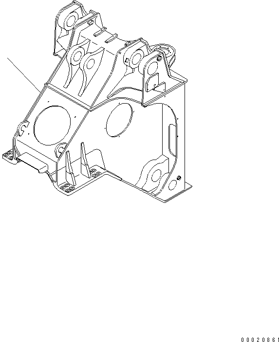 FRAME,FRONT 427-46-21420 KOMATSU