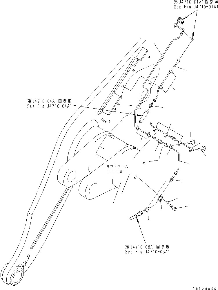 Трубка 427-S95-A560 KOMATSU