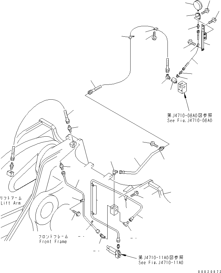 Шланг 07086-00206 KOMATSU