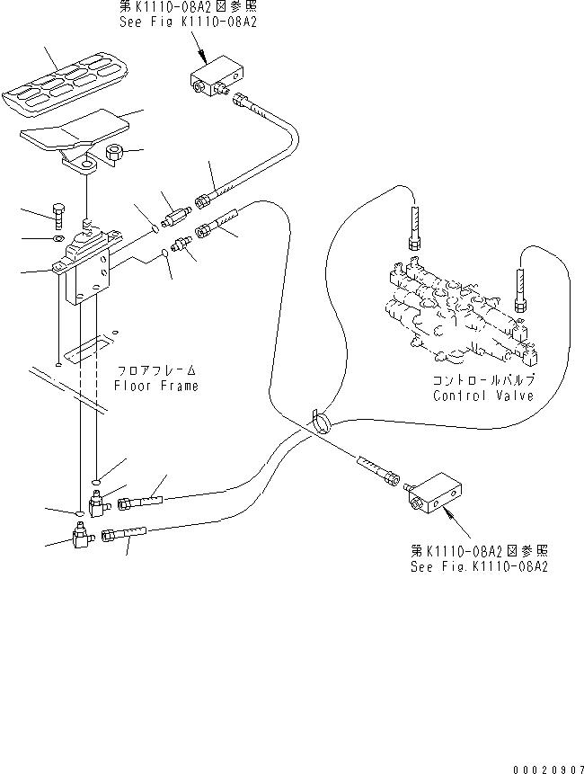 HOSE¤ 1700MM 201-62-66640 KOMATSU