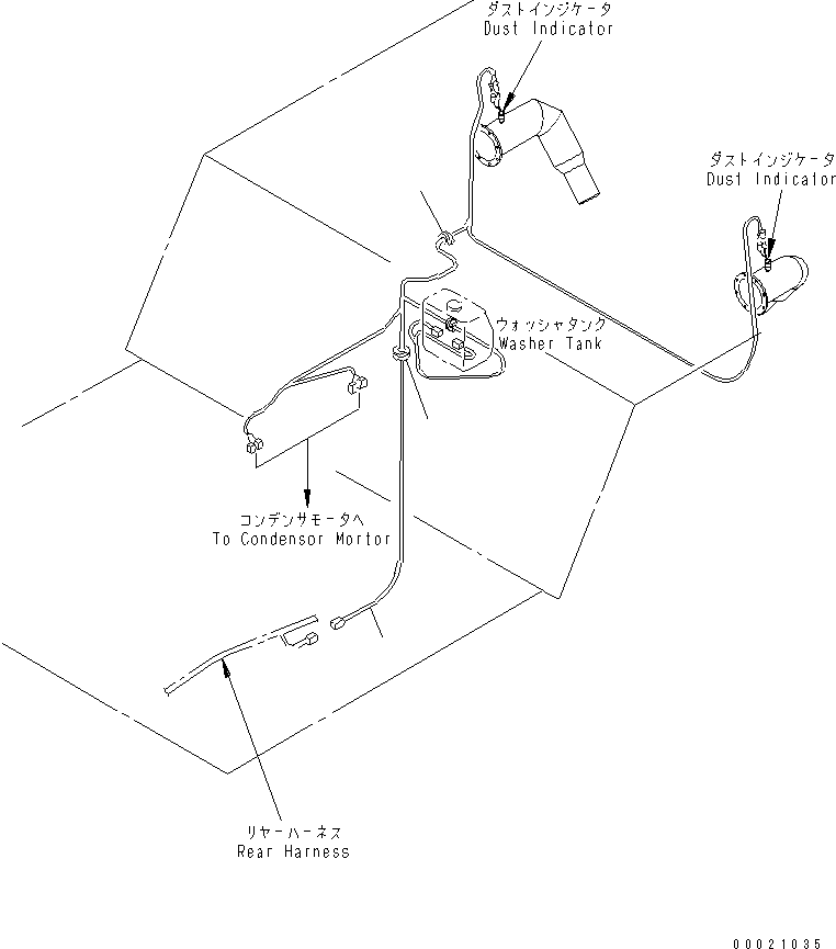 HARNESS, BULKHEAD WIRING 427-06-A2440 KOMATSU