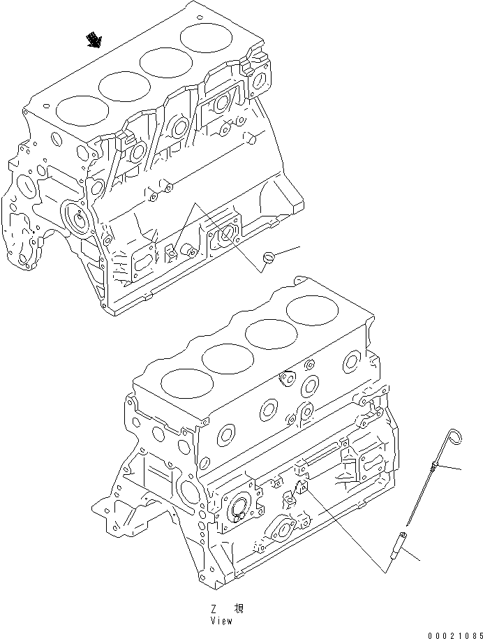 GAUGE, OIL 6206-21-5350 KOMATSU