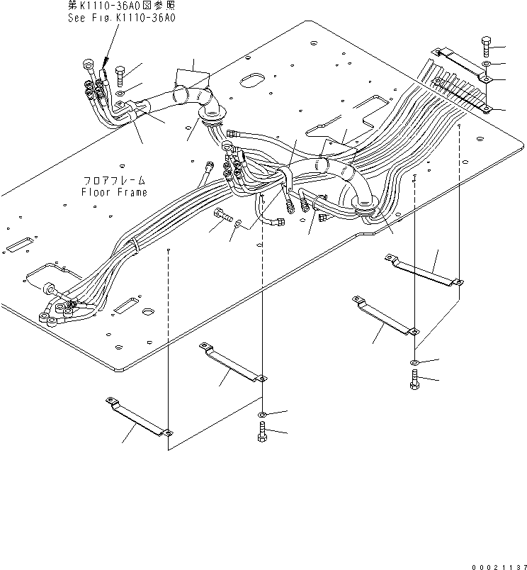 Пластина 203-62-71560 KOMATSU