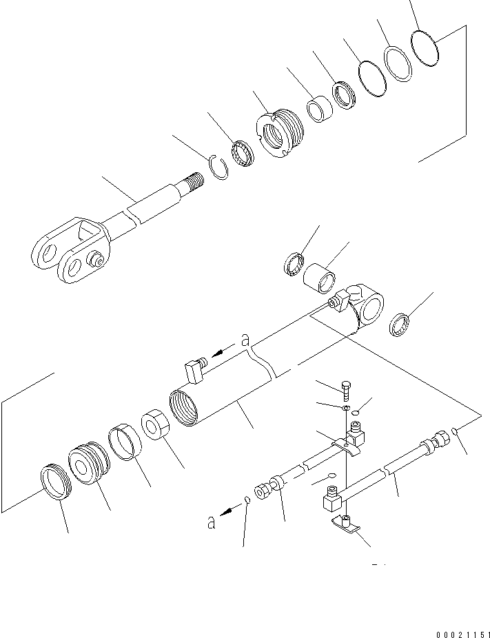 Трубка 707-86-36052 KOMATSU