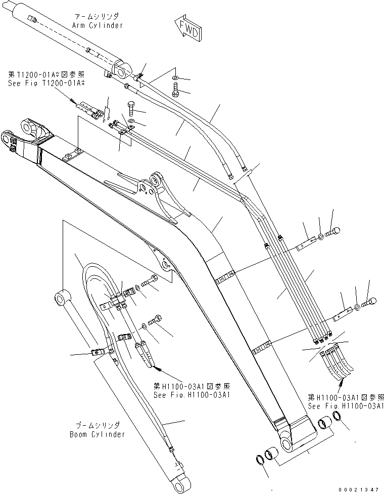 Шланг 22L-62-28210 KOMATSU