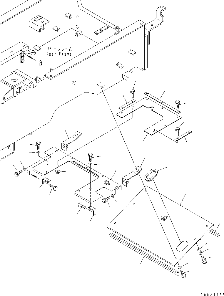 Декоративная накладка 415-54-31540 KOMATSU