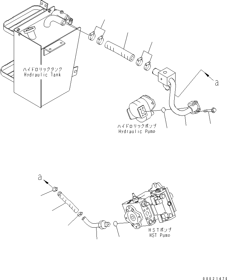Шланг 07260-04125 KOMATSU