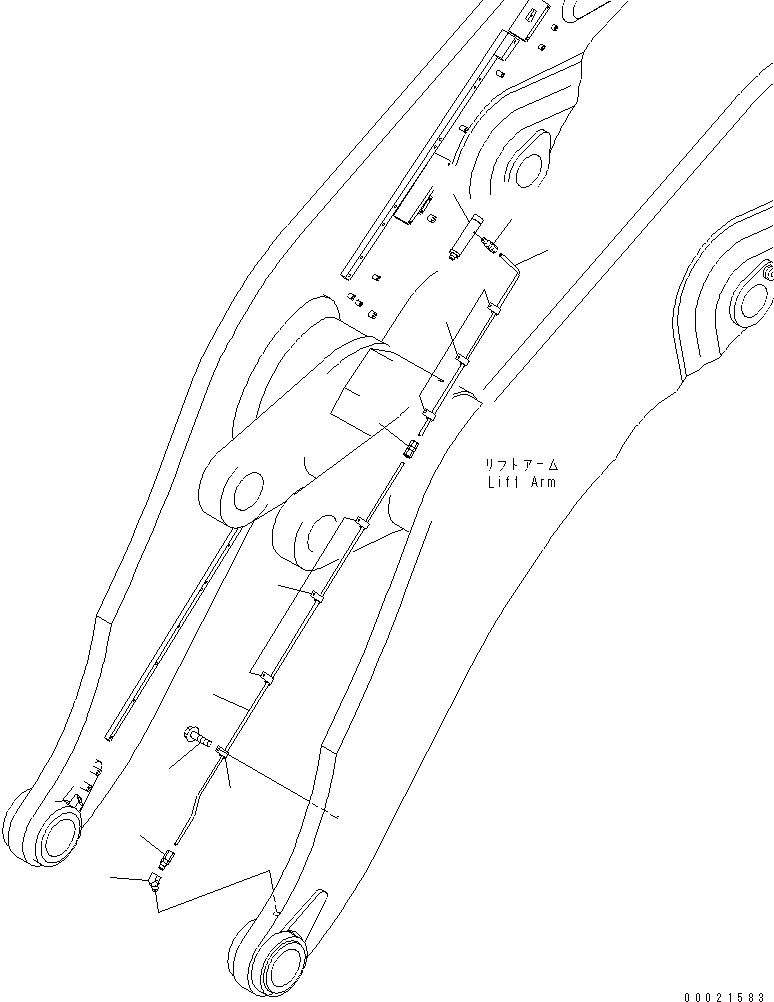 Трубка 427-S95-3780 KOMATSU