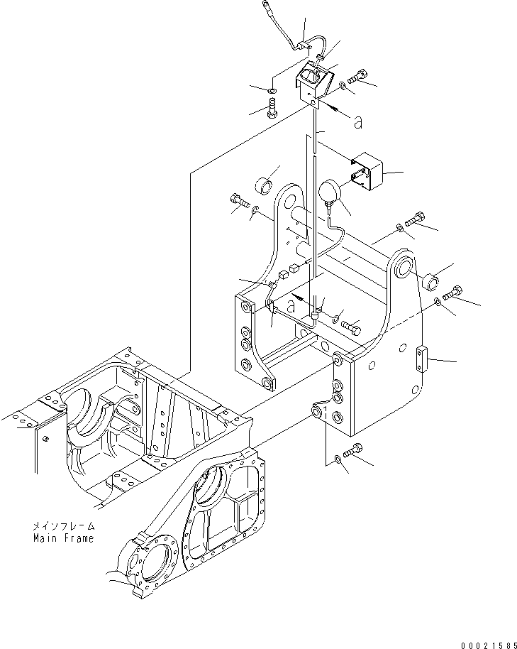 Фонарь в сборе 08138-12410 KOMATSU