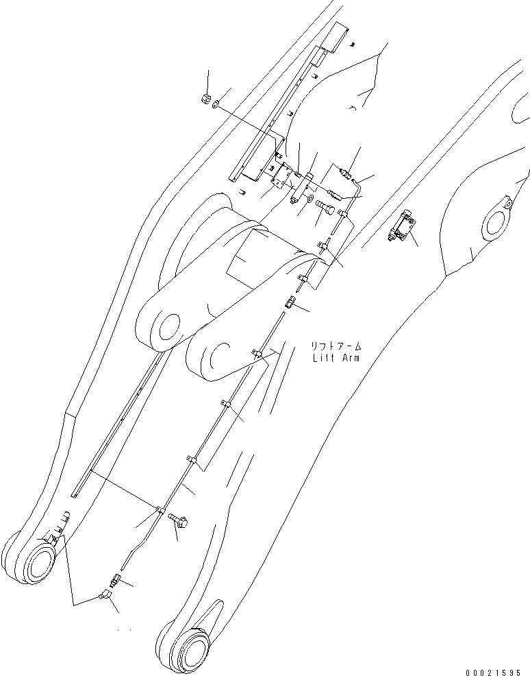 Трубка 427-S95-3830 KOMATSU