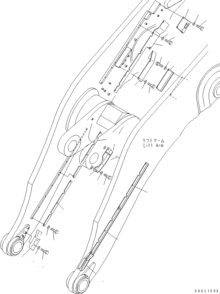 Крышка 427-S95-3191 KOMATSU