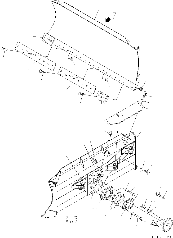 Крышка 134-72-72490 KOMATSU