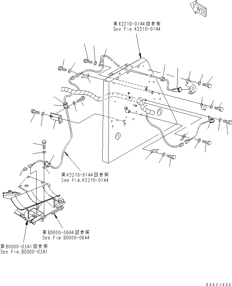 Фонарь 14X-06-15430 KOMATSU