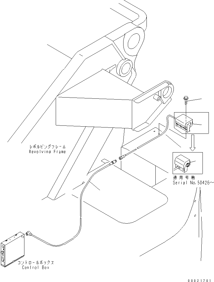 CAMERA,WIDE 23S-H21-5111 KOMATSU
