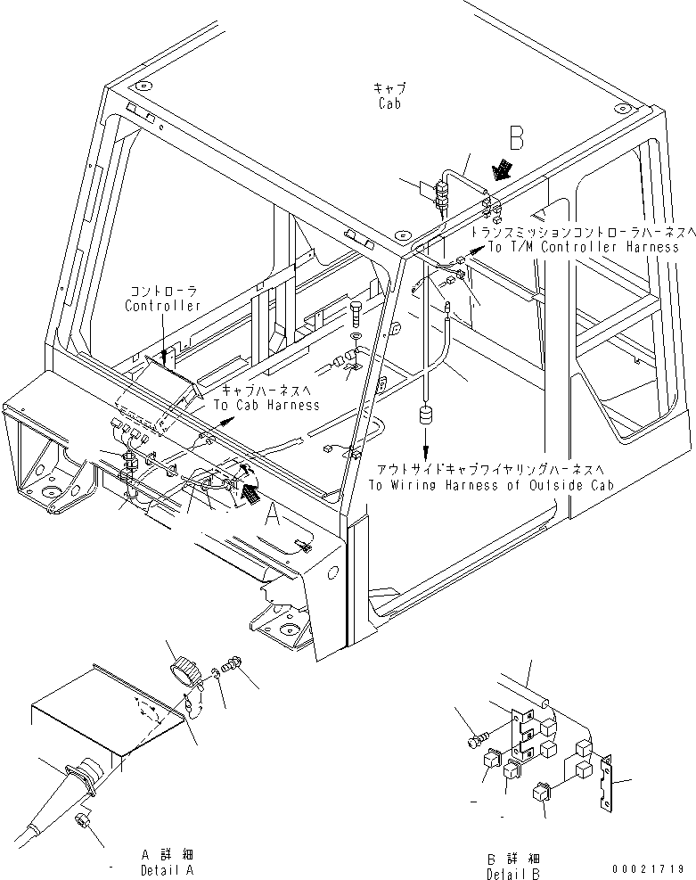 Жгут проводов 56B-86-16510 KOMATSU