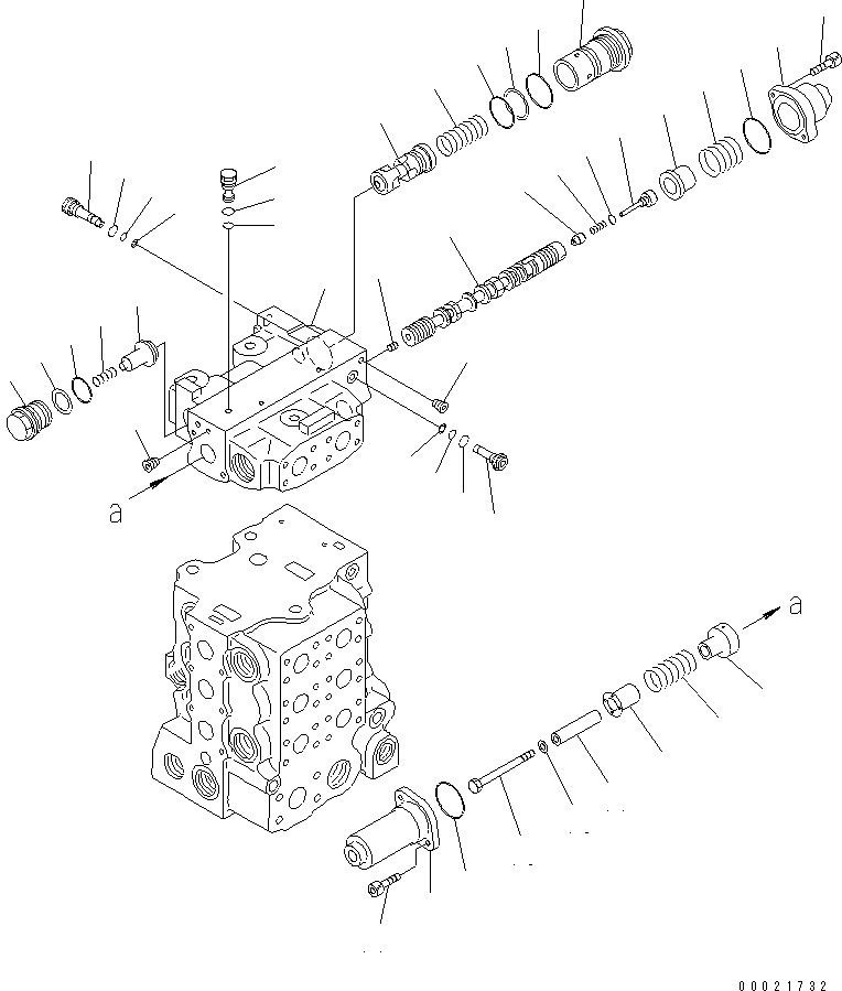 Клапан в сборе 723-61-22400 KOMATSU