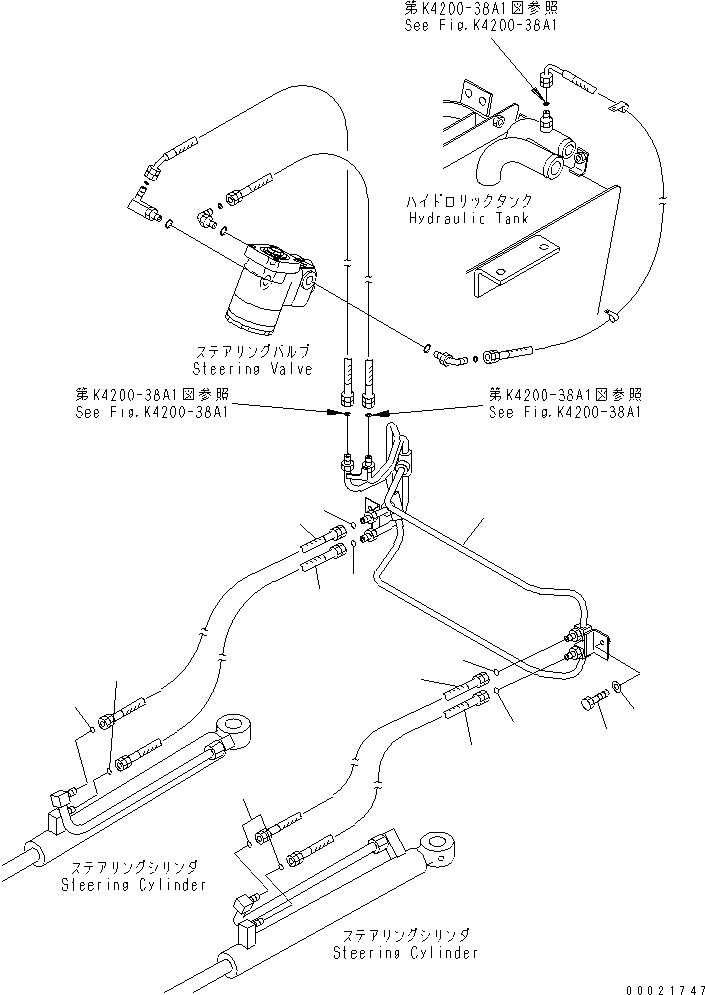 Трубка 415-62-21441 KOMATSU