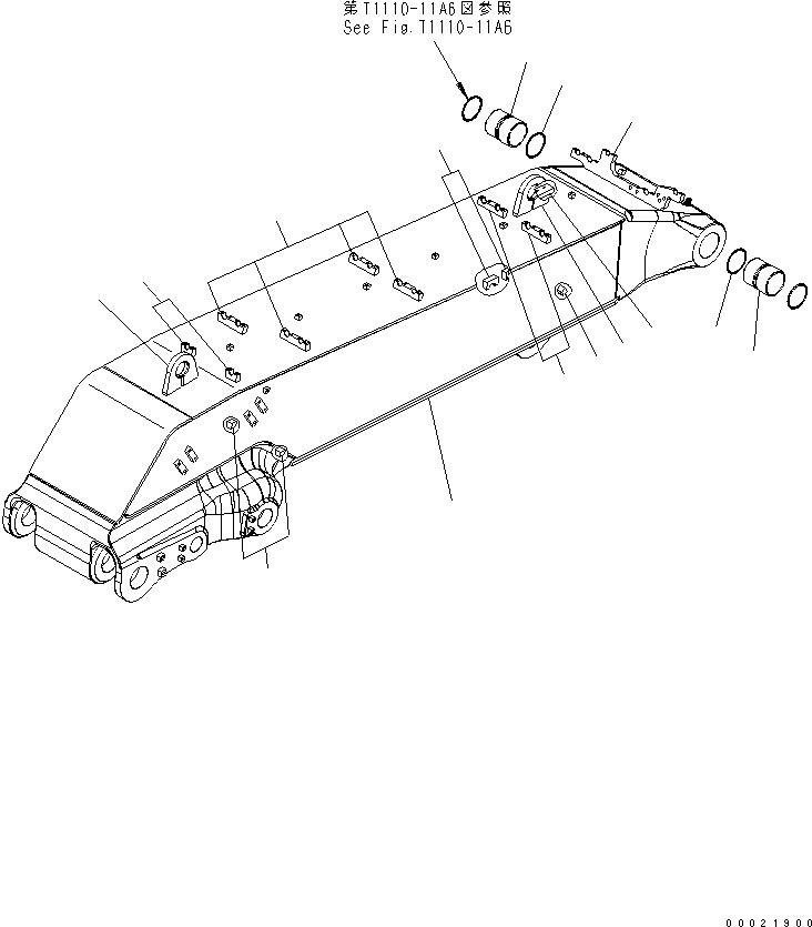 Стрела в сборе 208-72-00340 KOMATSU