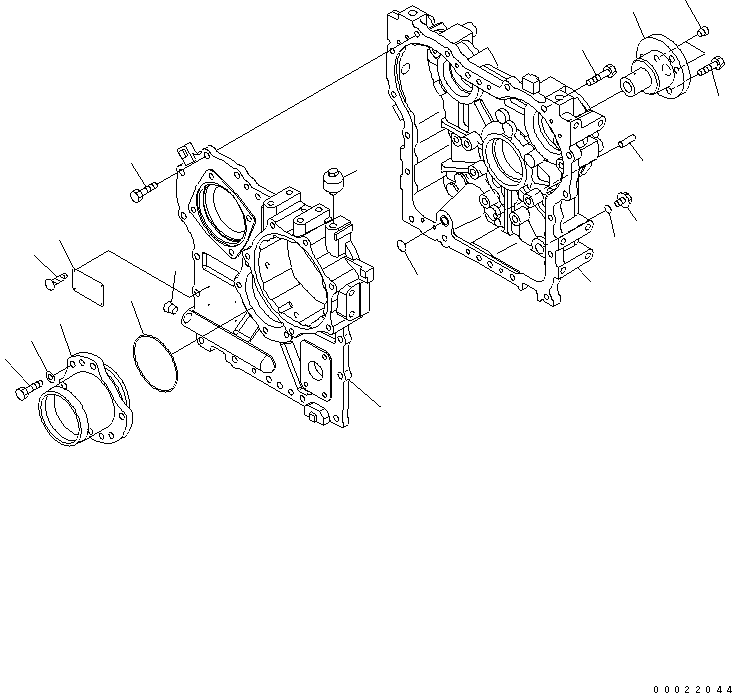 TRANSFER ASS'Y 416-17-32004 KOMATSU