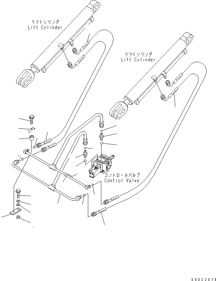 Шланг с торцевым уплотнением 02766-004A8 KOMATSU