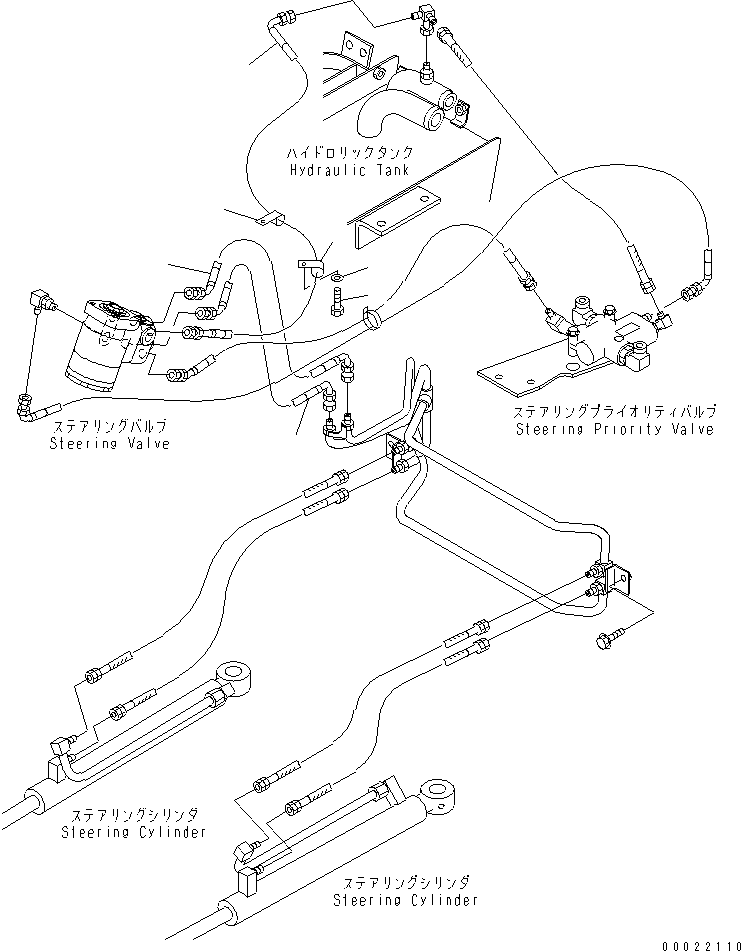 Шланг с торцевым уплотнением 02763-00310 KOMATSU