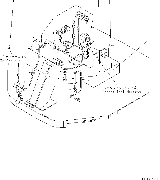 Кабель 08028-AH040 KOMATSU