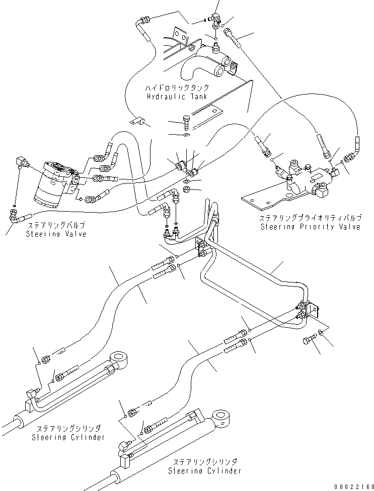 Шланг с торцевым уплотнением 02767-00406 KOMATSU