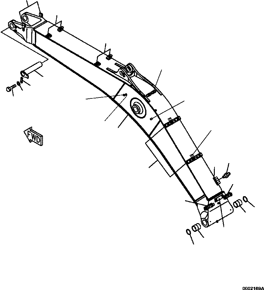 Седло сварное 01573-12306 KOMATSU