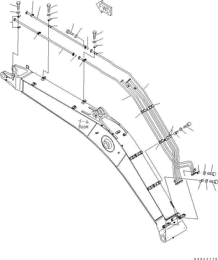 Трубка 207-62-74121 KOMATSU