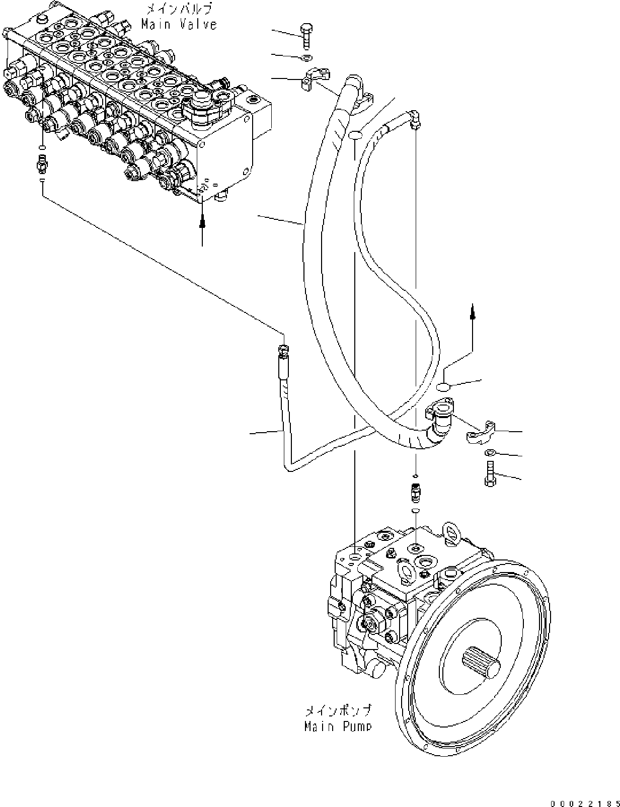 Шланг 02778-00218 KOMATSU
