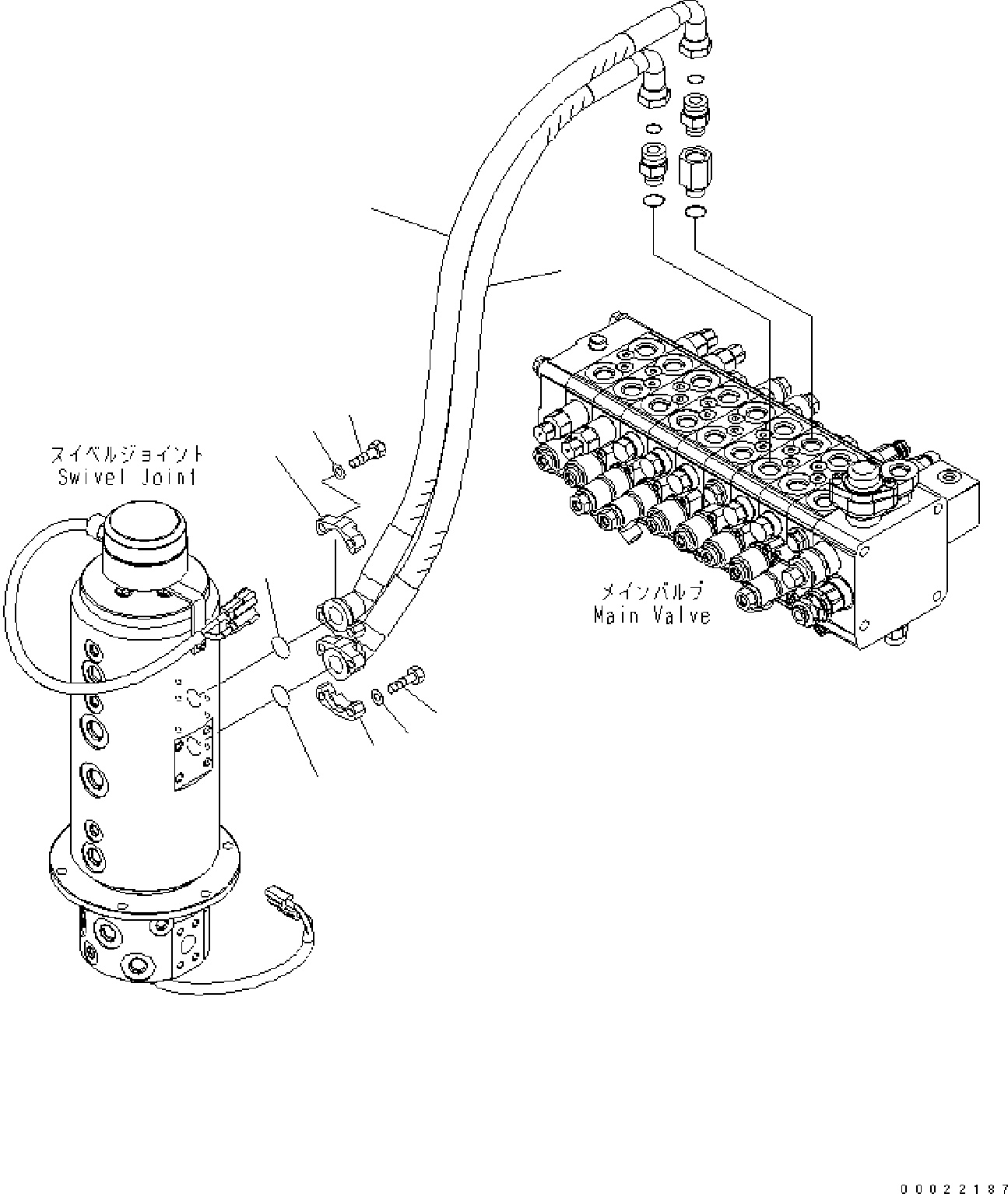 Шланг 20G-62-33880 KOMATSU