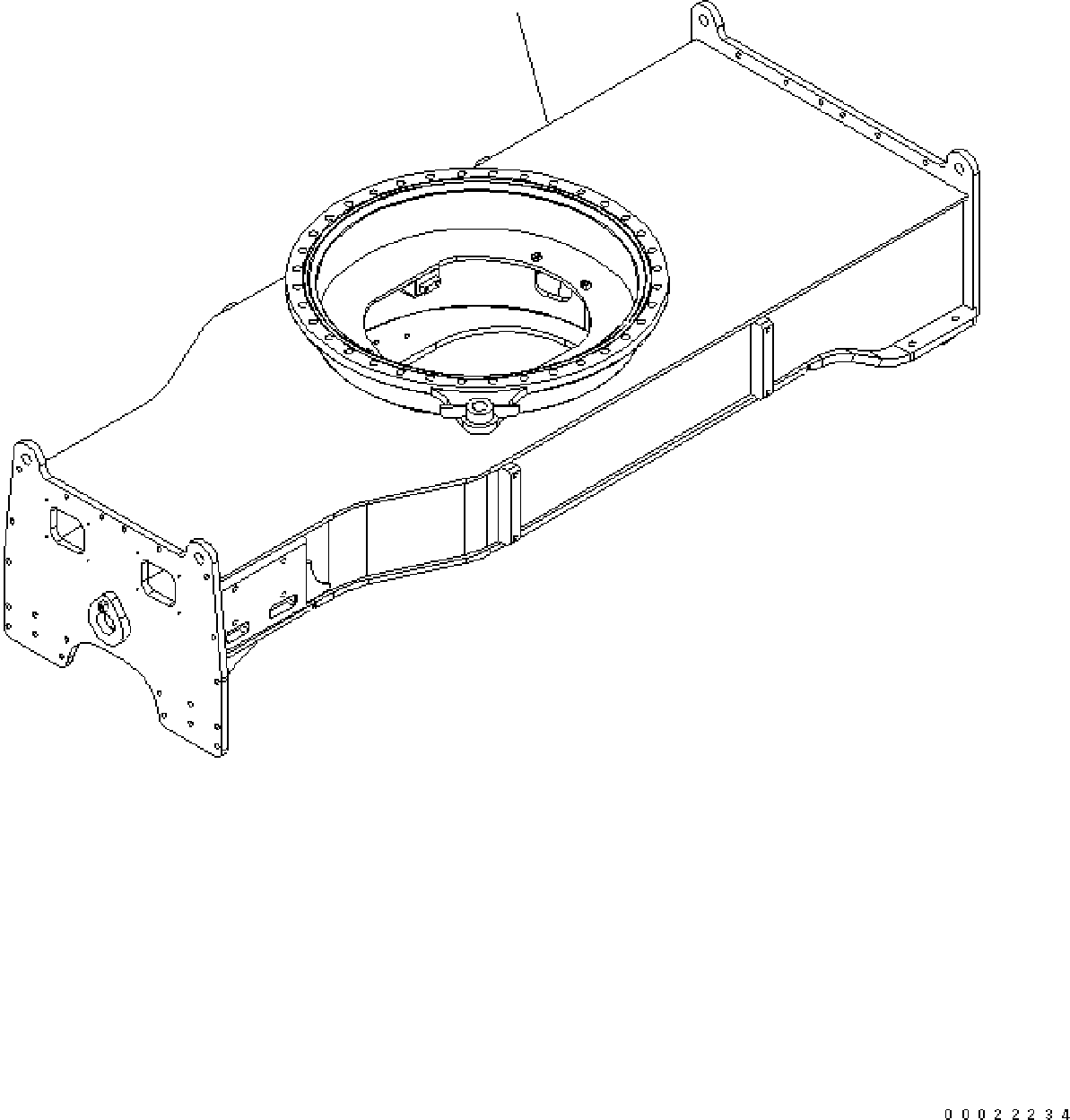 FRAME, CHASSIS 20G-47-41280 KOMATSU
