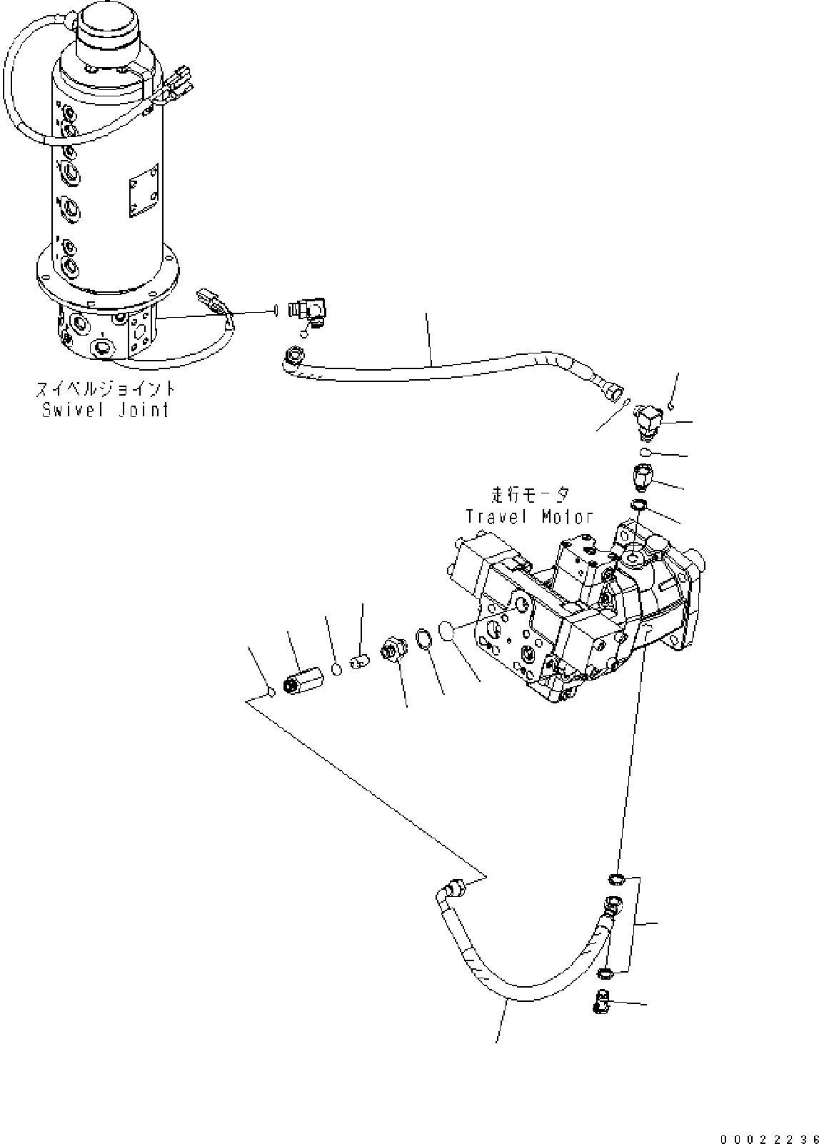 Шланг 02764-004A8 KOMATSU