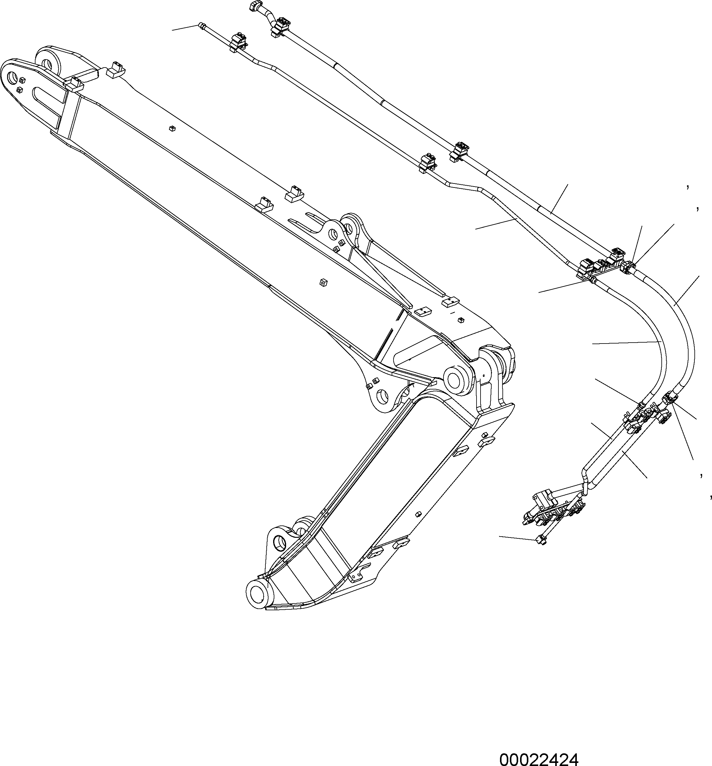 Шланг 07099-01010 KOMATSU