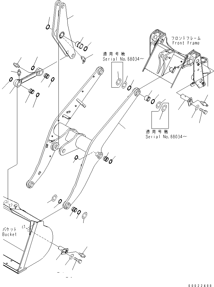 Стрела в сборе 417-911-3240 KOMATSU