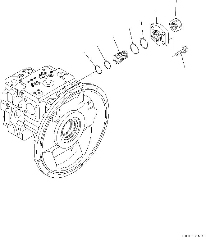 крышка 708-2G-14170 KOMATSU