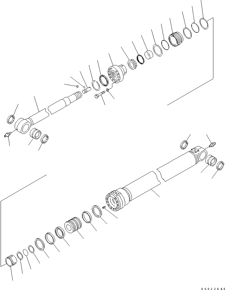 Cylinder Assembly, Arm 707-01-0F970 KOMATSU