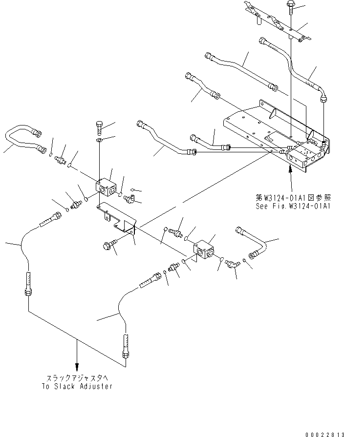 Шланг с торцевым уплотнением 02763-005A3 KOMATSU