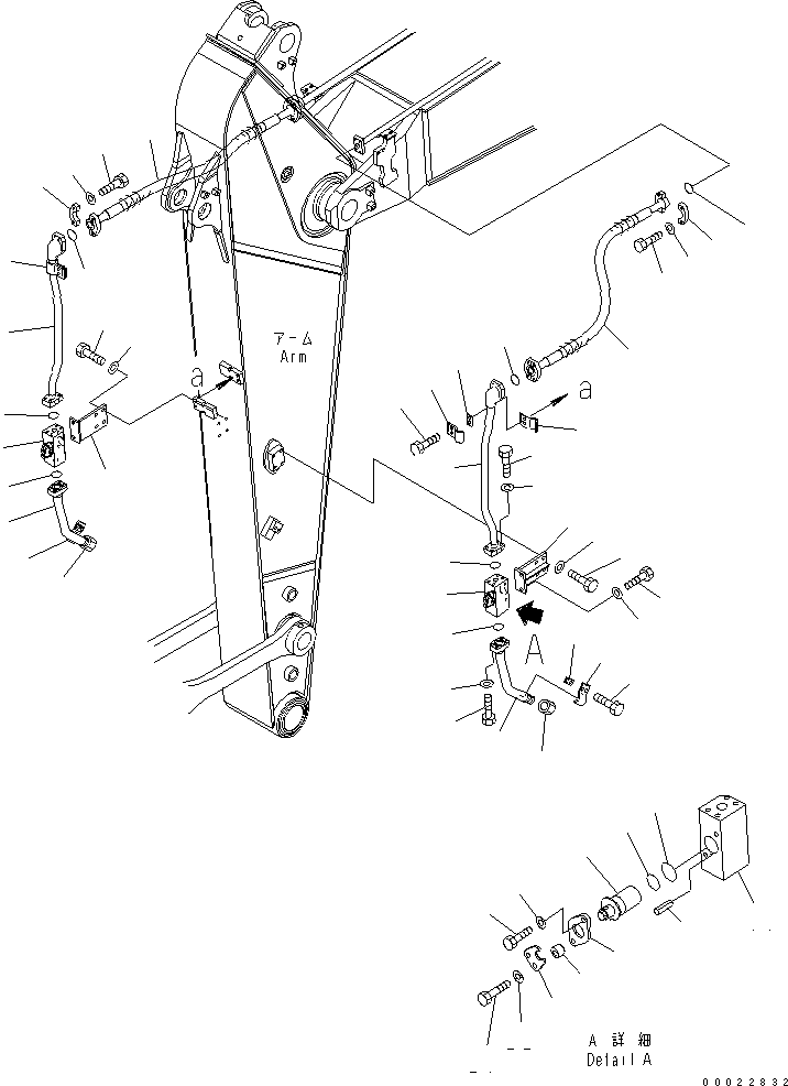 Трубка 206-62-73190 KOMATSU