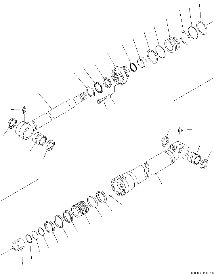 Cylinder Assembly, Boom Lift 707-01-0T260 KOMATSU