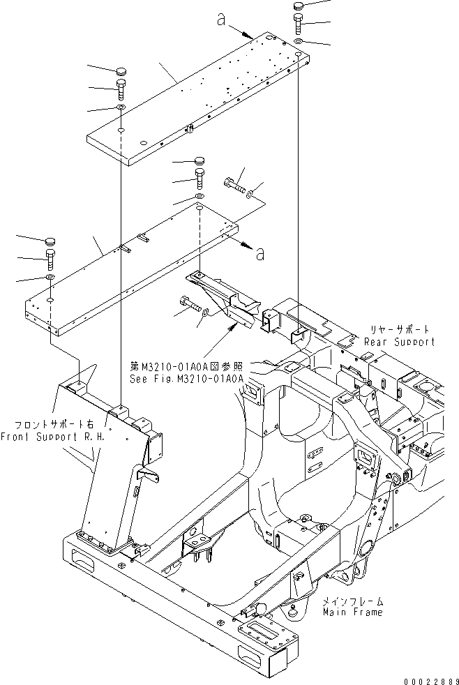 Площадка 569-54-81422 KOMATSU