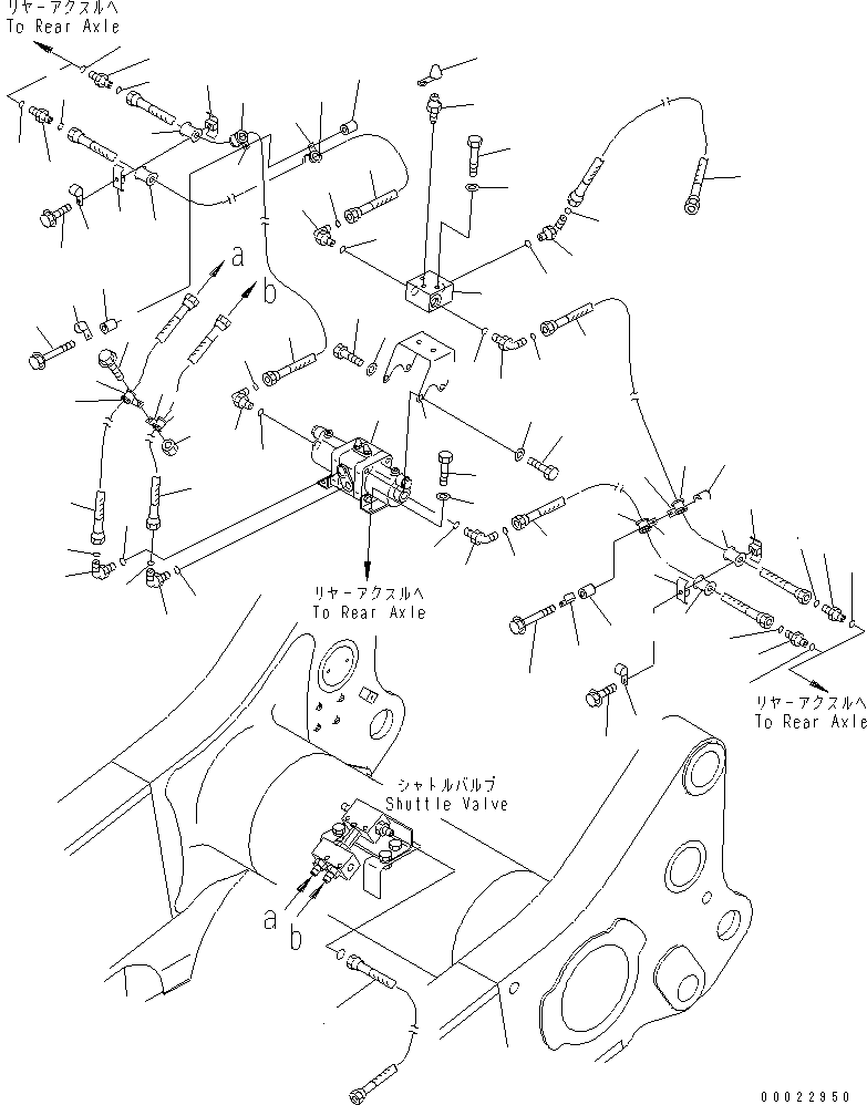Шланг с торцевым уплотнением 02767-004A9 KOMATSU
