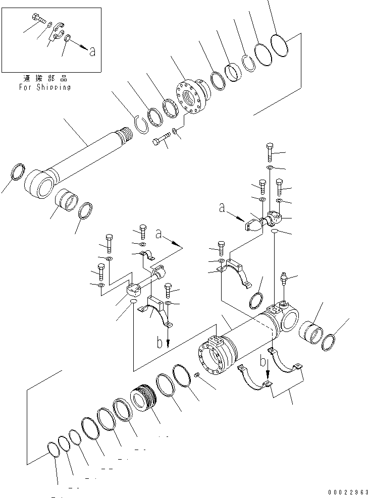 Трубка правая 208-63-94480 KOMATSU