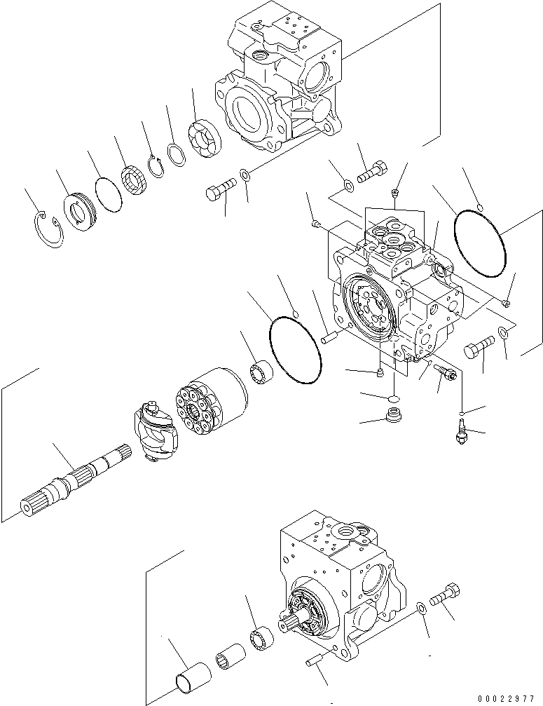 Насос (подузел) 720-2M-01071 KOMATSU