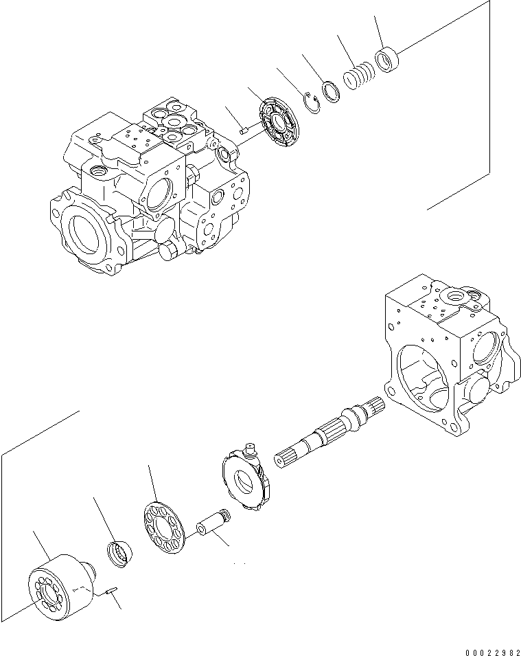 Block Assembly, Rear (720-2M-04360) KOMATSU
