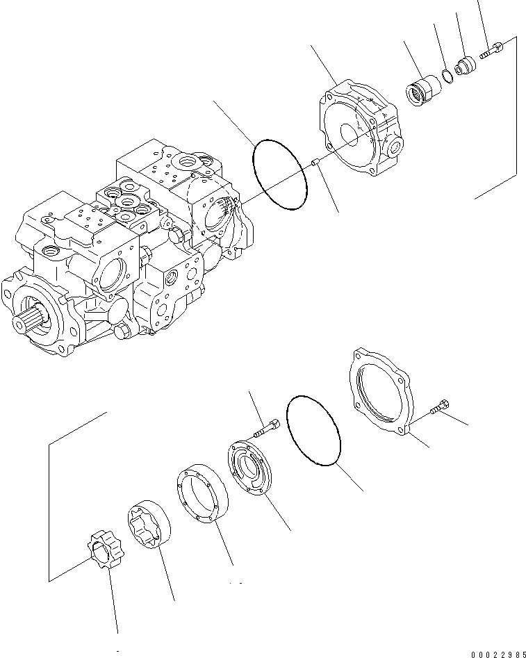 ROTOR SUB ASS'Y (\7\720-2M-03651) KOMATSU