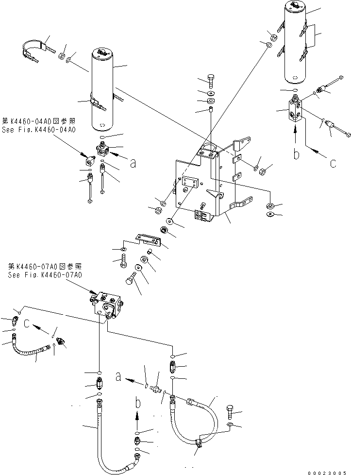 Шланг с торцевым уплотнением 02754-004A4 KOMATSU