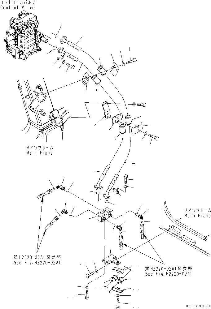 Угольник 02782-10421 KOMATSU