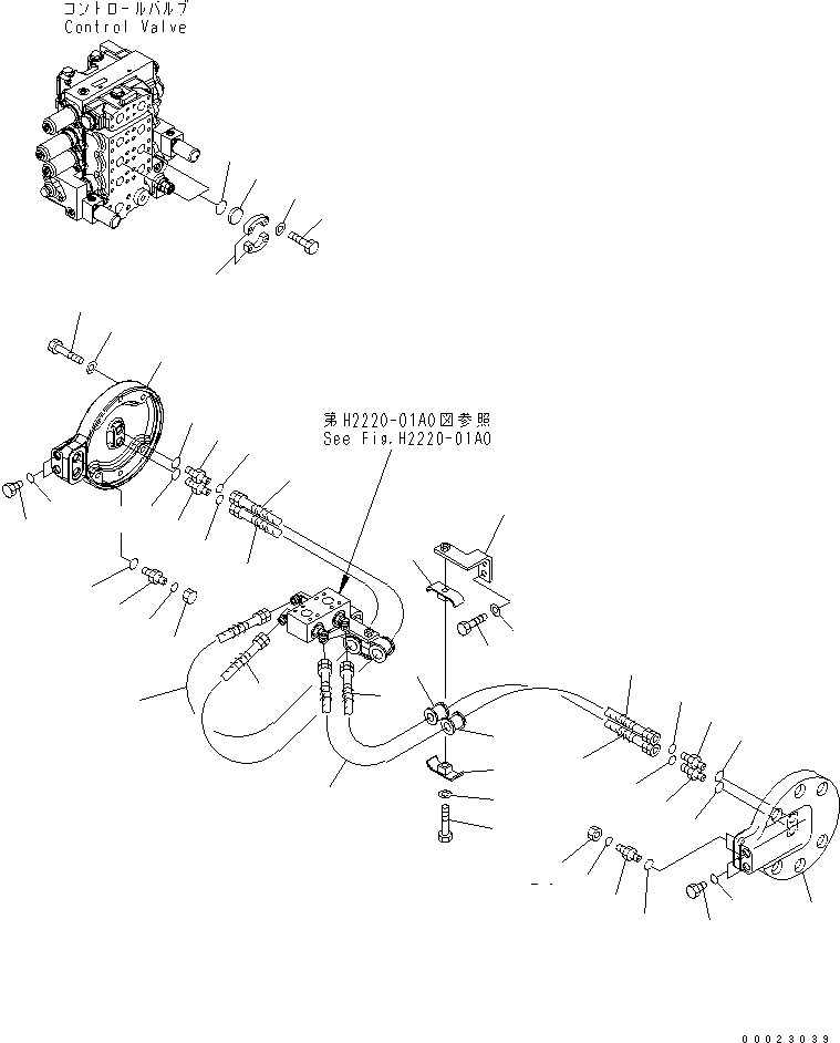 Шланг 154-61-77460 KOMATSU