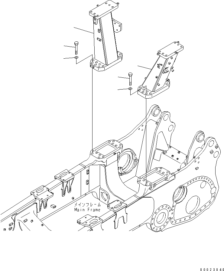 Болт 01011-83640 KOMATSU